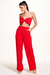 Calça Basic Reta Vermelho