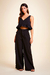 Calça Pantalona Alfaiataria Barbie Preto - comprar online
