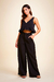 Calça Pantalona Alfaiataria Barbie Preto - comprar online