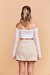 Shorts Saia Drapeado Nude - loja online