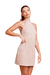 Vestido Frente Única Crepe Nude na internet