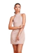 Vestido Frente Única Crepe Nude - loja online