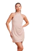 Vestido Frente Única Crepe Nude - comprar online