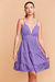 Imagem do Vestido Babado Crepe Lilás