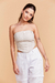 Corset Pants Bege na internet