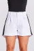 Shorts Assimetrico Alfaiataria Branca - comprar online