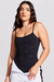 Body Essencial Alcinha Canelado Preto - comprar online