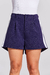 Shorts Assimetrico Alfaiataria Azul Marinho na internet
