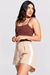 Shorts Assimetrico Alfaiataria Nude - loja online