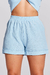 Shorts Essencial Linho Azul - comprar online