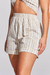 Shorts Essencial Listrado Bege - loja online