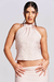 Blusa Basic Frente Única Rayon Rosa - comprar online