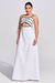 Vestido Longo Branco Debrum Preto