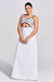 Vestido Longo Branco Debrum Preto - loja online