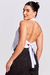 Imagem do Blusa Basic Frente Única Acetinado Branco