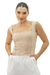 Blusa Basic Reta Areia - LV Store