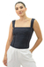 Blusa Basic Reta Preta - comprar online