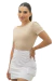 Blusa Basic Decote nas Costas Areia - comprar online