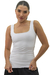 Blusa Basic Alça Branca - loja online