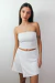 Shorts Saia Laise Branco - comprar online