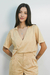 Camisa Transpassada Laise Nude - comprar online