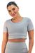 Cropped Sports Basic Cinza