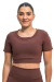 Cropped Sports Basic Marrom na internet
