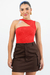 Body Paúba Vermelho Fechado - comprar online