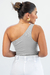 Body Um Ombro Cinza - comprar online