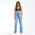 Calça Wide Leg Vazada Jeans - LV Store