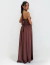 Vestido Drapeado Longo