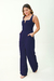 Macacão Longo Azul Marinho - comprar online