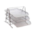 BANDEJA MALLA METALICA 3 PISOS A4 V/COLORES VALUES - tienda online