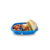 SET RUBBERMAID X3 CONTENEDORES CON 2 DIVISIONES - CASAMAYO