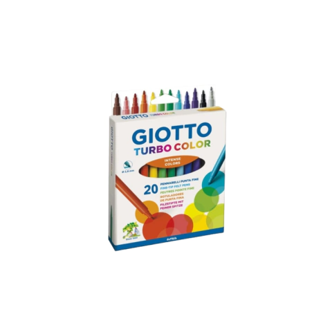 MARCADOR GIOTTO TURBO COLOR 20 COLORES