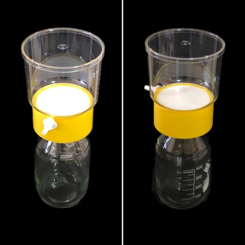 Unidad filtrante para botella, 500 mL, tamaño de poro 0.22 uM, PES