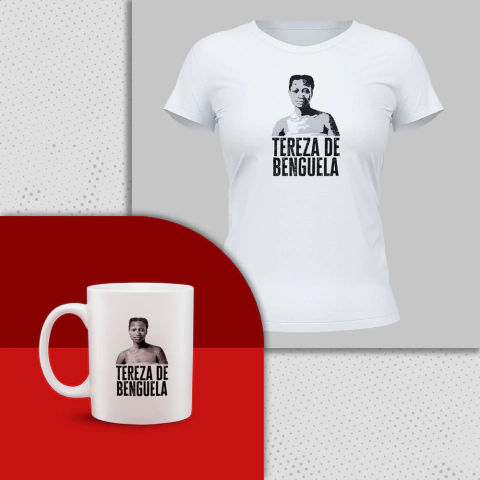 Kit Baby Look + Caneca Tereza de Benguela