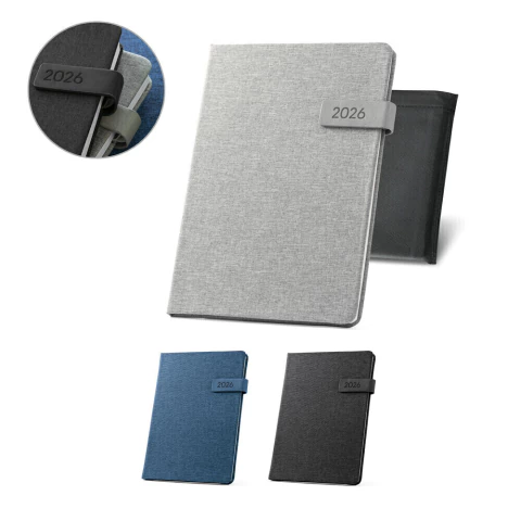 Agenda em PET reciclado (100% PET)