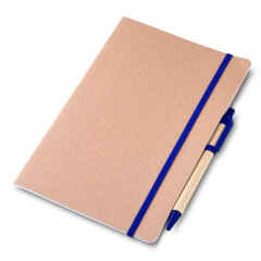 Caderno capa em papel Kraft com caneta - comprar online