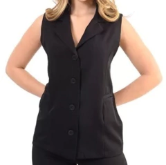Colete Feminino Social Uniforme LISO