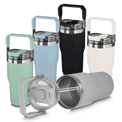 Garrafa térmica em aço inox com tampa rosqueável - comprar online