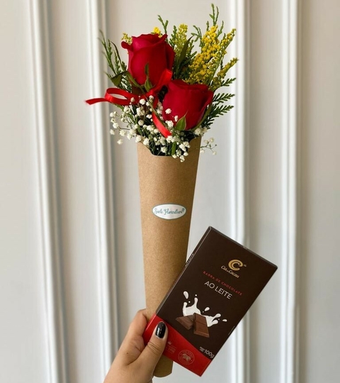 Mimo Você é Demais - Rosas e Chocolate