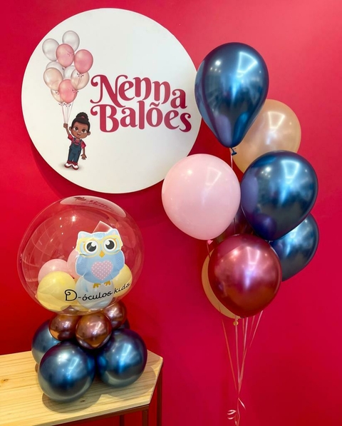 Balão de Mesa + Balão Gás Hélio