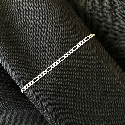 Pulseira Masculina 3X1 3mm - Prata legítima 925 - comprar online