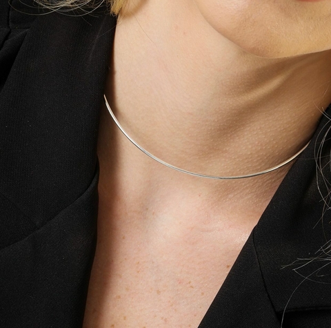 Choker Fio - Prata legítima 925