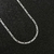 Corrente 3X1 3mm 60cm - Prata legítima 925