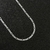 Corrente 3X1 3mm 70cm - Prata legítima 925