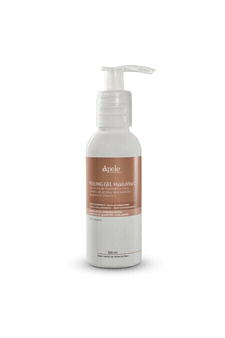 Peeling Gel Hyaluvitac Cristais de Quartzo Argila Rosa 200ml - Apele