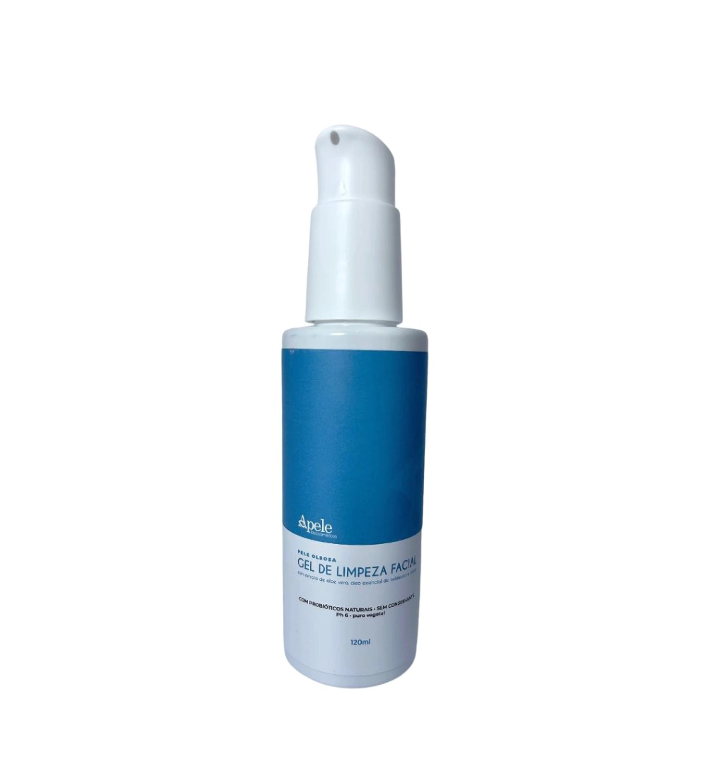 Gel de Limpeza Facial Vegano para Peles Oleosas 120ml - Apele