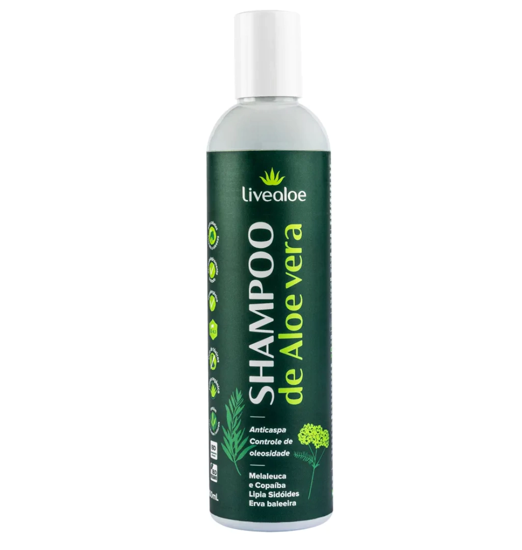 SHAMPOO DE ALOE VERA 300 ML Livealoe